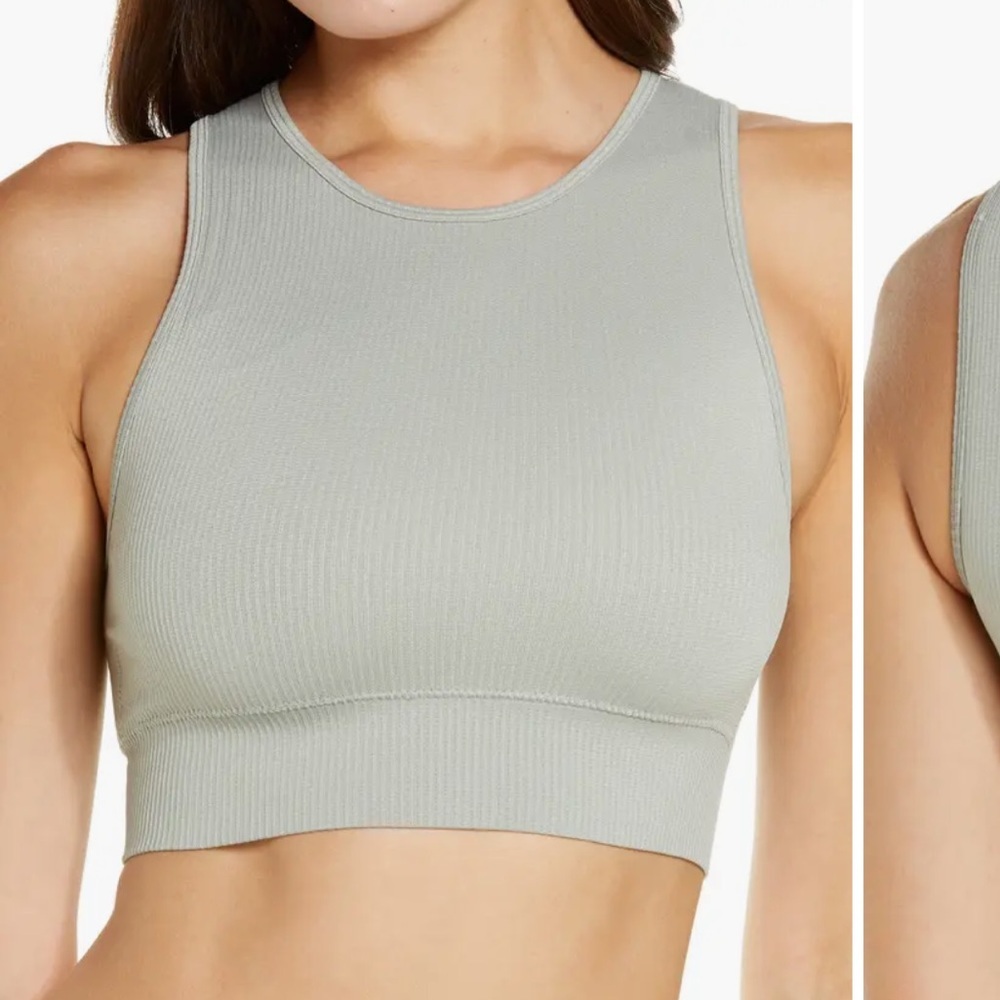Skims Rib High Neck Bralette